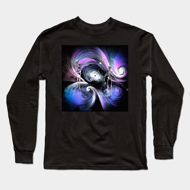 Black Hole Death Long Sleeve T-Shirt by rolffimages